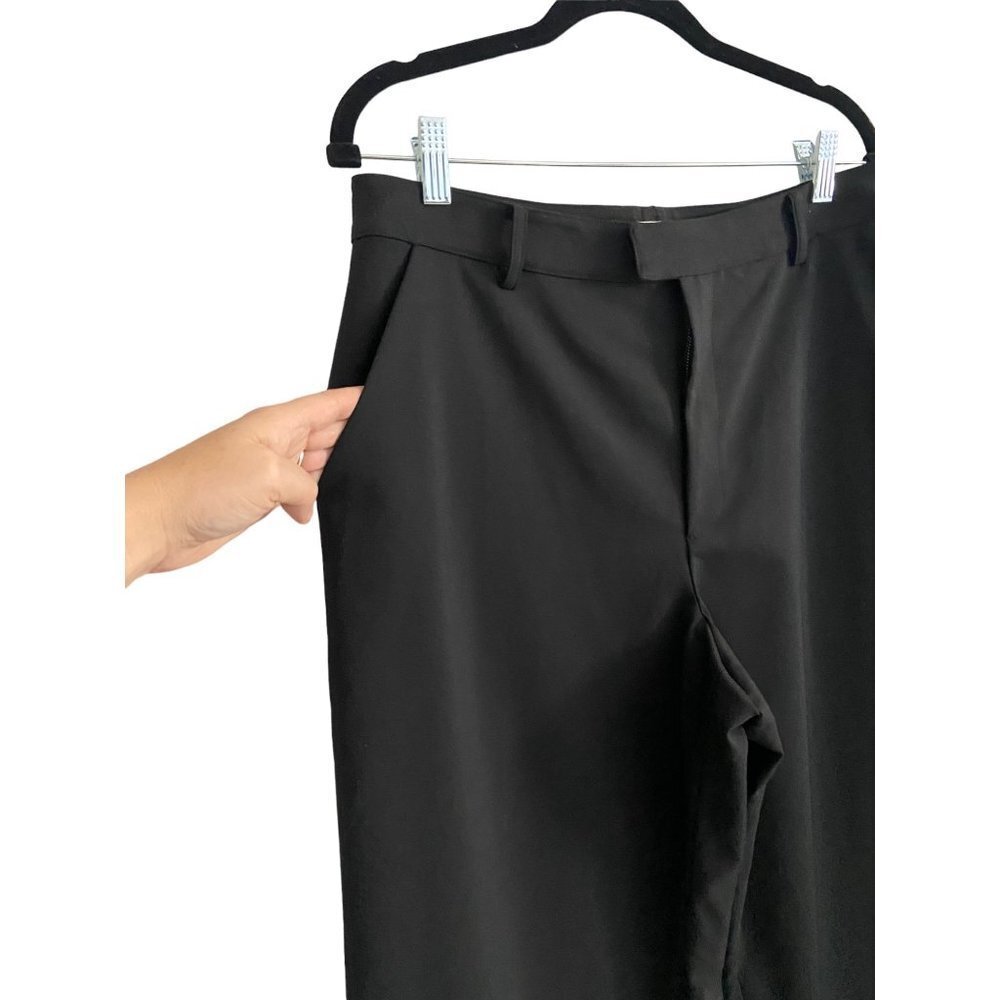 NWOT Good American Woven Trouser 2.0 Pants Black-sz 31 - Picture 6 of 9